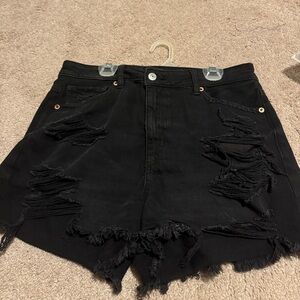 American Eagle ripped jean shorts Size 8